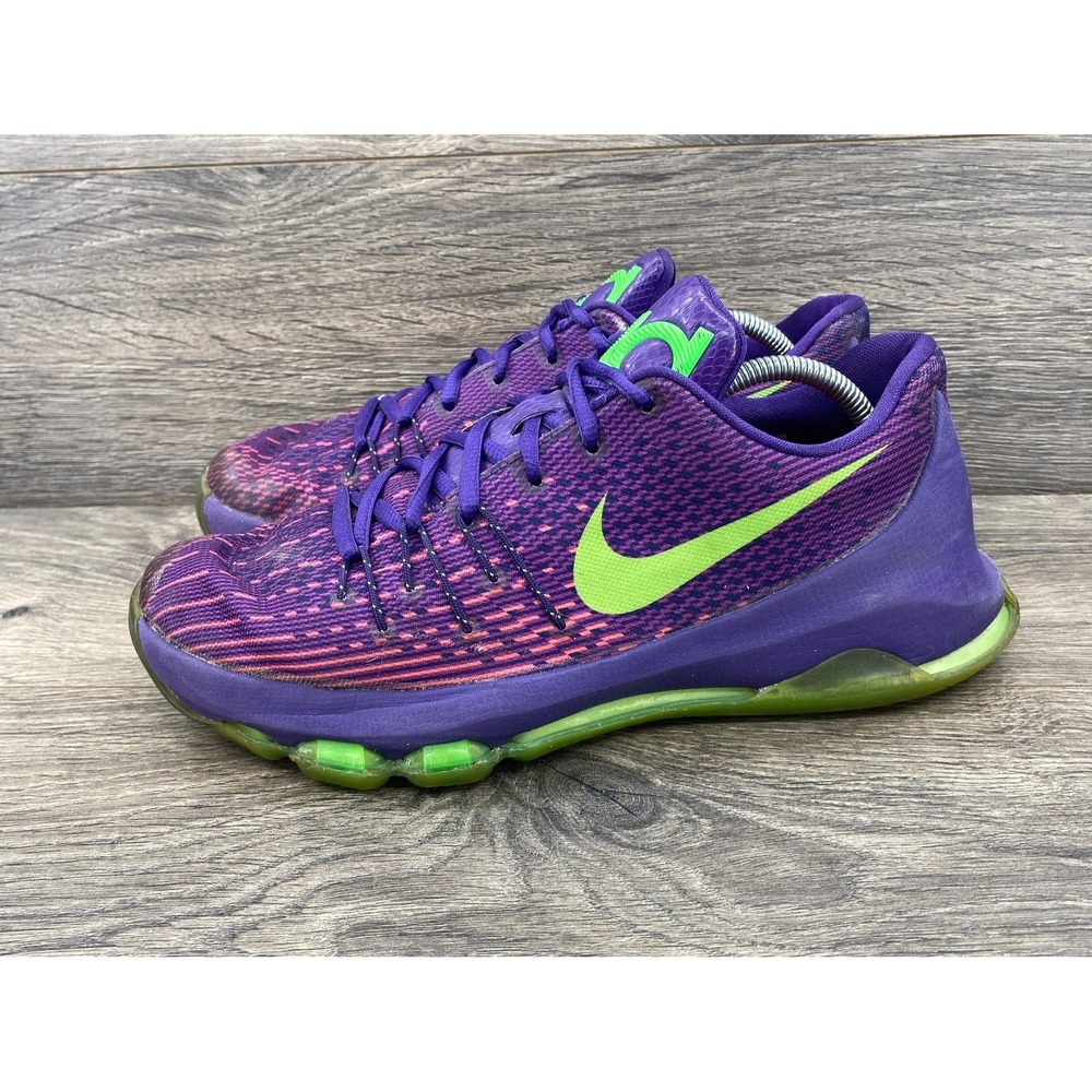 Nike KD 8 SUIT Kevin Durant Basketball Sneakers Boys Size 6.5Y Purple 768867-535